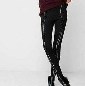 Studded front leggings